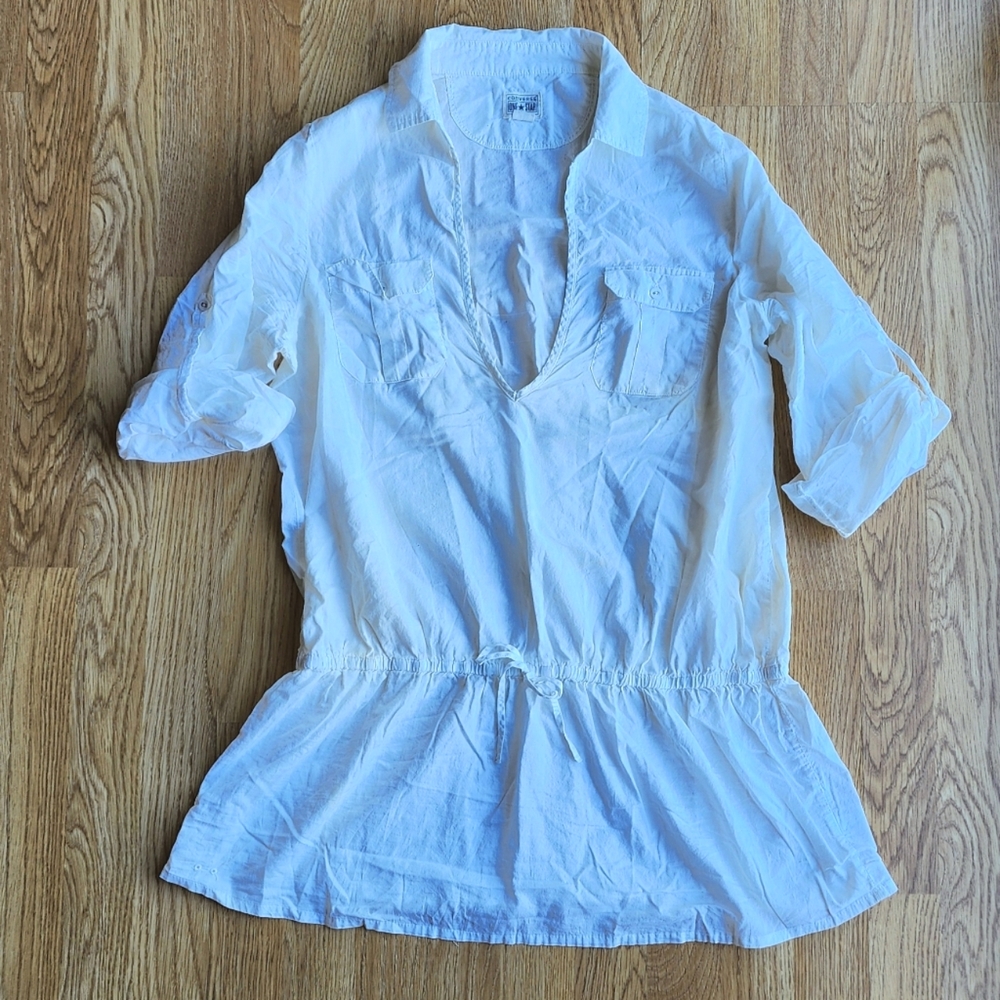Converse One Star drop waist swim cover up